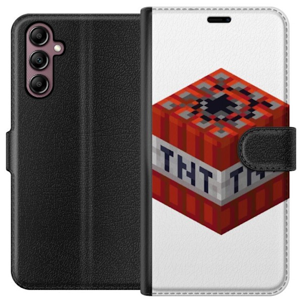 Samsung Galaxy A14 5G Lompakkokotelo Minecraft TNT