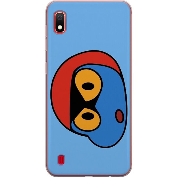 Samsung Galaxy A10 Genomskinligt Skal Bold Bot Head