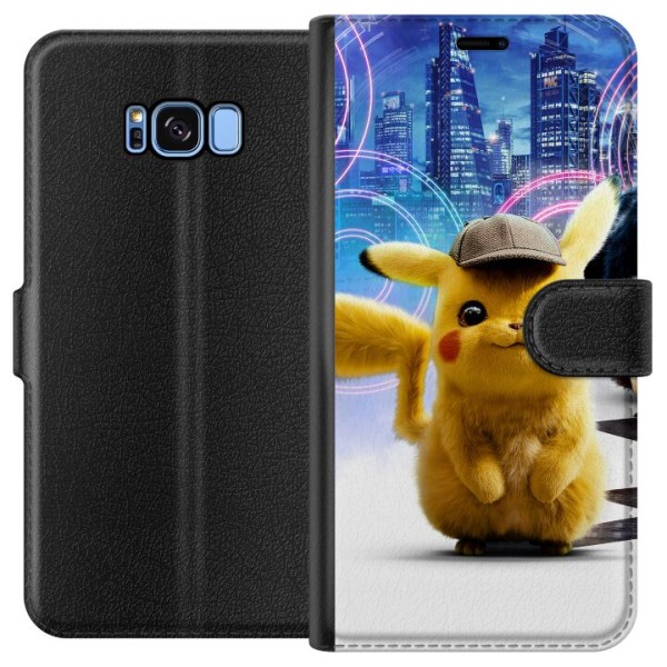 Samsung Galaxy S8 Lompakkokotelo Detektiivi Pikachu