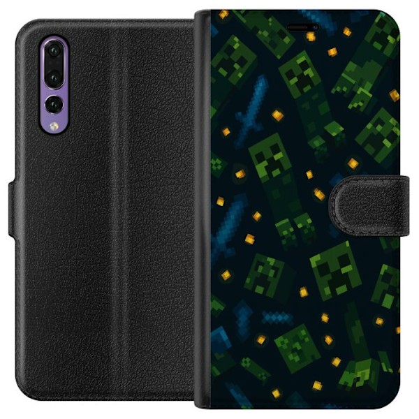 Huawei P20 Pro Tegnebogsetui Minecraft Dungeons Mob
