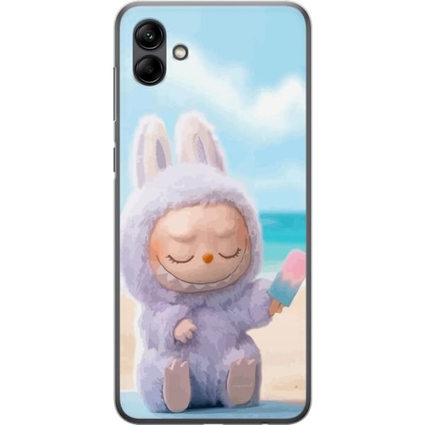 Samsung Galaxy A05 Läpinäkyvä kuori Labubu Vaaleanpunainen