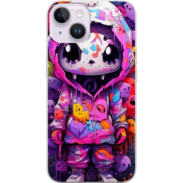 Kompatibelt Mobildeksel til Apple iPhone 14 Anime