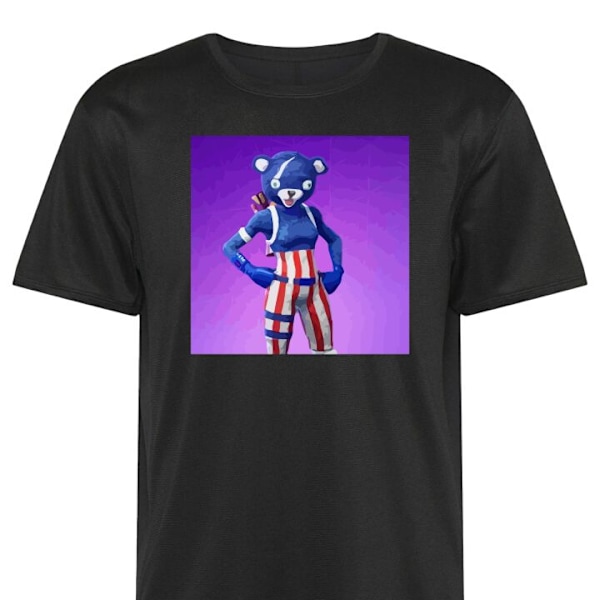 Trænings T-shirt | Sport T-shirt til Voksen Fortnite - Bamsen X-Large