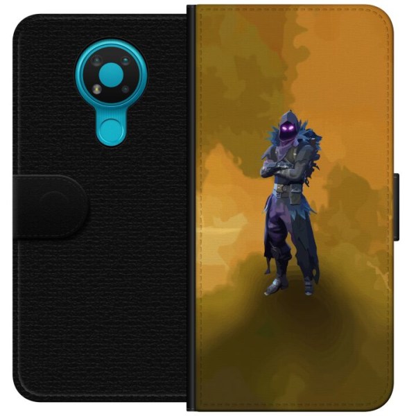 Nokia 3.4 Lommeboketui Fortnite - Raven