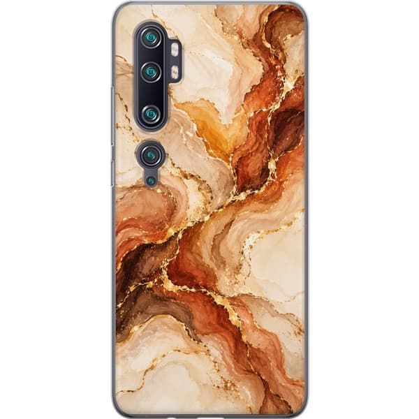 Kompatibel Mobilcover til Xiaomi Mi Note 10 Pro Høstagat beige