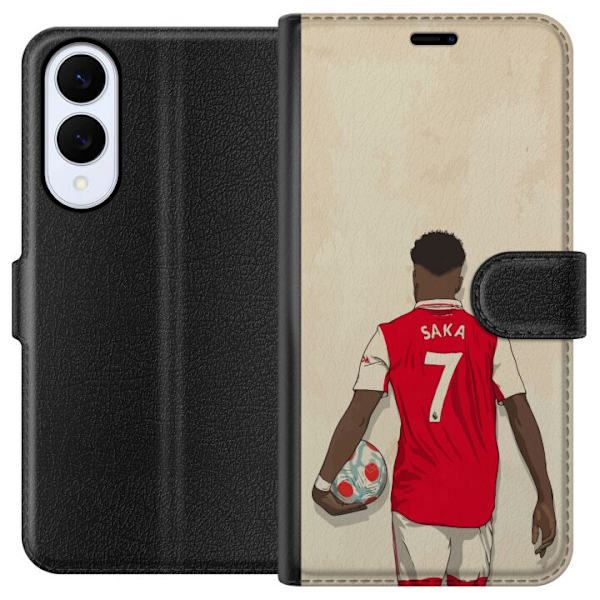 Samsung Galaxy S25 Edge Tegnebogsetui Arsenal FC Fodbold Arsenal FC Motiv Spiller Premier League England Populær Sport Fodboldstjerne London