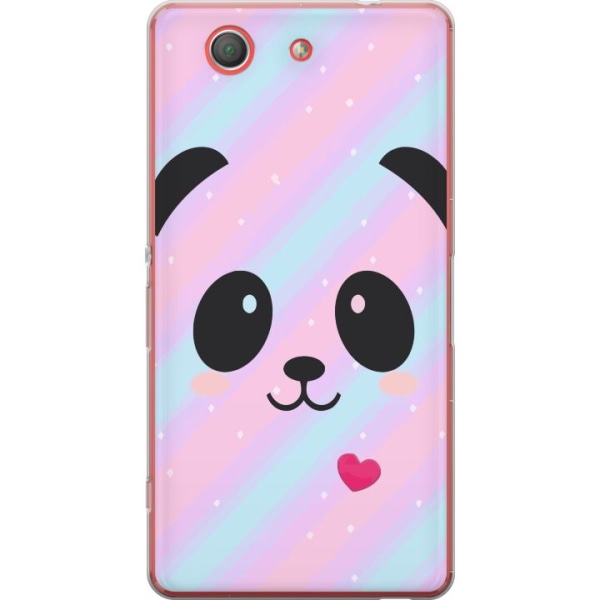Sony Xperia Z3 Compact Gennemsigtig cover Regnbue Panda