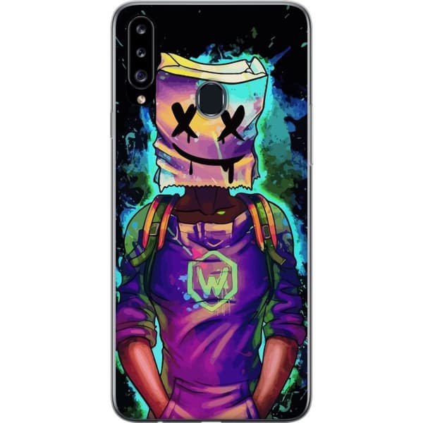 Kompatibelt Mobildeksel til Samsung Galaxy A20s Fortnite Marshmello