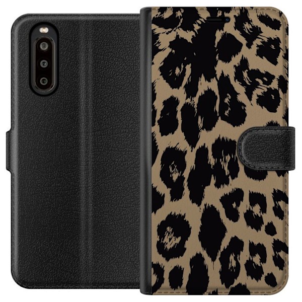 Sony Xperia 10 II Plånboksfodral Leopard