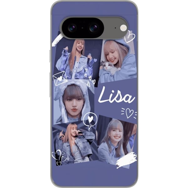 Google Pixel 8 Läpinäkyvä kuori Lisa Blackpink – Aesthetic K-pop Queen