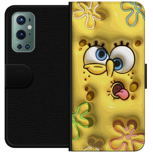 Kompatibelt Plånboksfodral till OnePlus 9 Pro SpongeBob