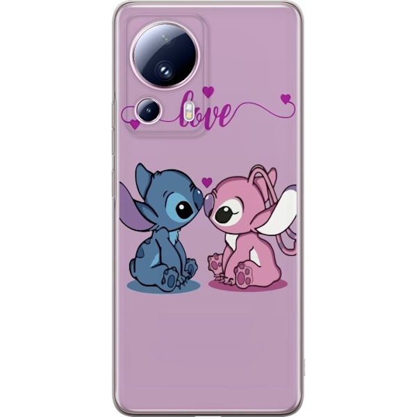Xiaomi 13 Lite Gjennomsiktig deksel Lilo & Stitch – Angel Ed