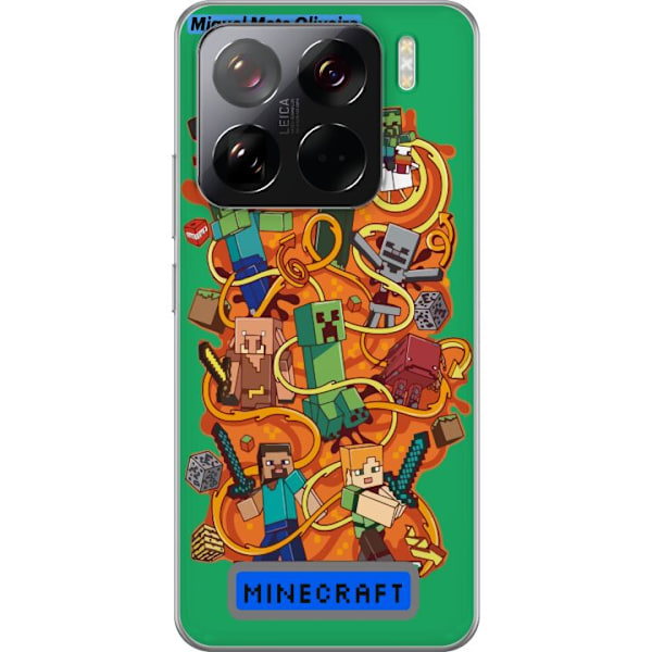 Xiaomi 15 Pro Genomskinligt Skal Minecraft