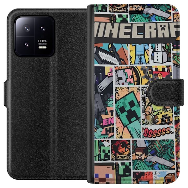 Xiaomi 13 Tegnebogsetui Minecraft Kunst