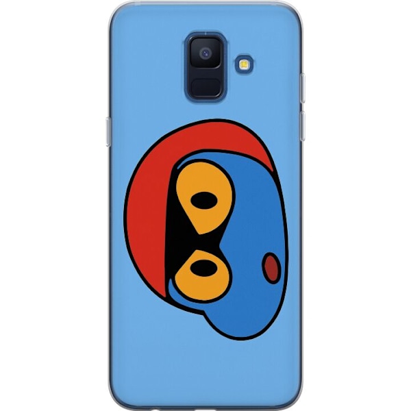 Samsung Galaxy A6 (2018) Gennemsigtig cover Bold Bot Head