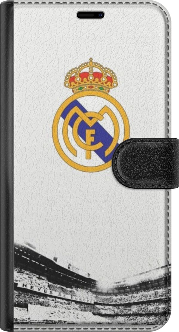 Kompatibelt Plånboksfodral till Apple iPhone 14 Real Madrid