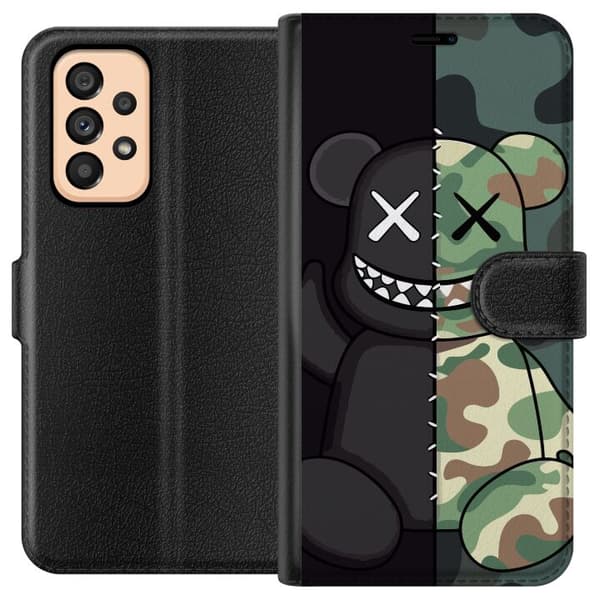 Kompatibelt Plånboksfodral till Samsung Galaxy A53 5G Army