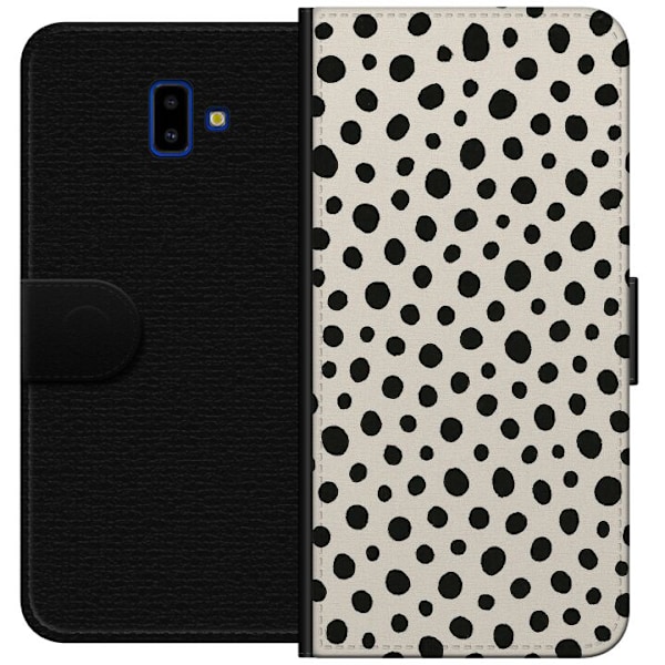 Samsung Galaxy J6+ Lompakkokotelo Dot Dance