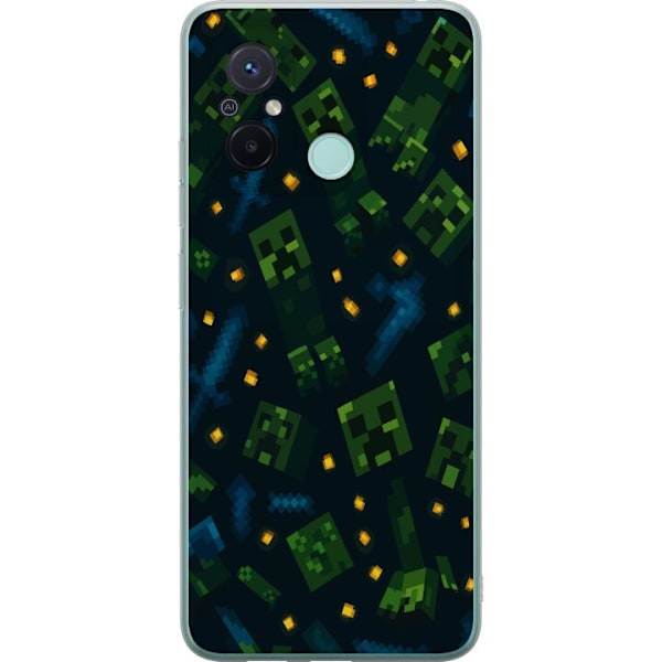Xiaomi Redmi 12C Genomskinligt Skal Minecraft Dungeons Mob