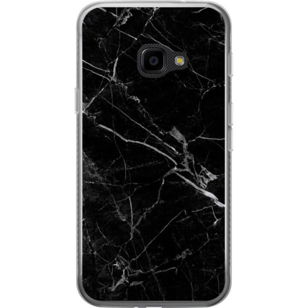 Samsung Galaxy Xcover 4 Cover / Mobilcover - Sort Marmor