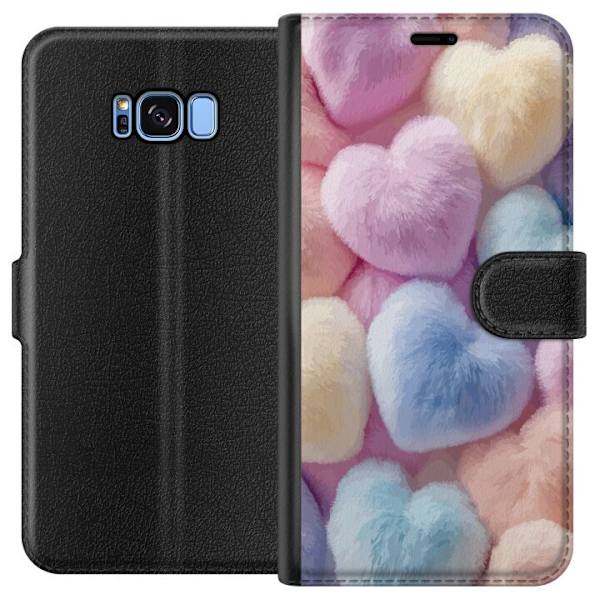 Samsung Galaxy S8 Tegnebogsetui Hjerter Kærlighed Grafisk Design Romantisk Motiv Populær Symbol Grafisk Mønster Dekoration