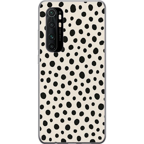 Xiaomi Mi Note 10 Lite Genomskinligt Skal Dot Dance