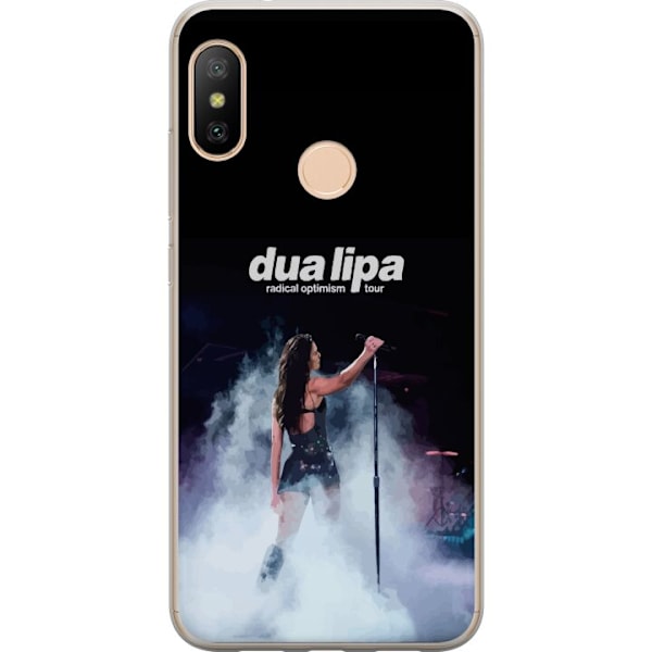 Xiaomi Redmi 6 Pro Läpinäkyvä kuori Dua Lipa – Signature Looks & Vibes