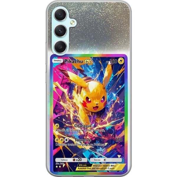 Kompatibelt Mobildeksel til Samsung Galaxy A34 Pikachu gul