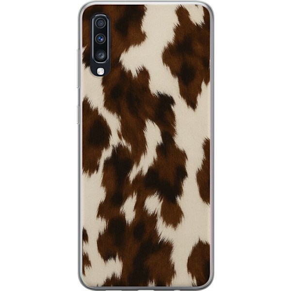 Samsung Galaxy A70 Läpinäkyvä kuori Värisuihku
