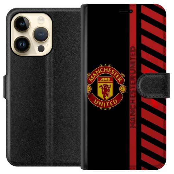 Apple iPhone 15 Pro Lompakkokotelo Manchester United