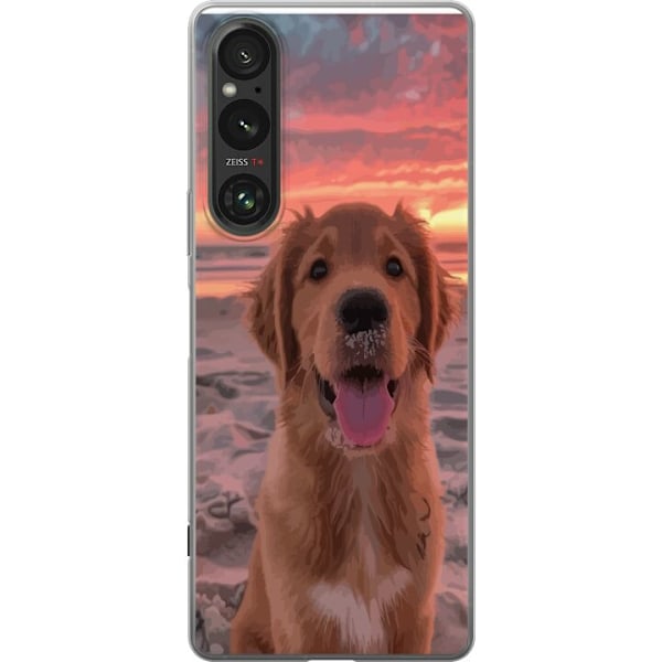 Sony Xperia 1 VI Gjennomsiktig deksel Hund