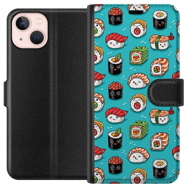 Kompatibelt Plånboksfodral till Apple iPhone 13 mini Sushi