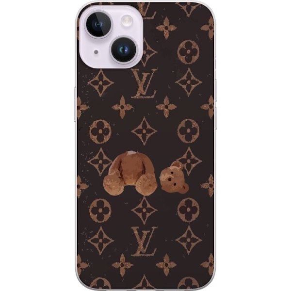 Apple iPhone 14 Plus Genomskinligt Skal LV Dead Teddybear