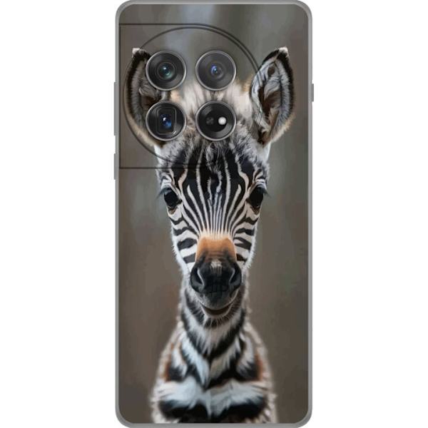 OnePlus 12 Gennemsigtig cover Giraf Dyretema Afrika Natur Grafisk Motiv Savanne Vilde Dyr Populær Vægkunst Eksotisk Tema