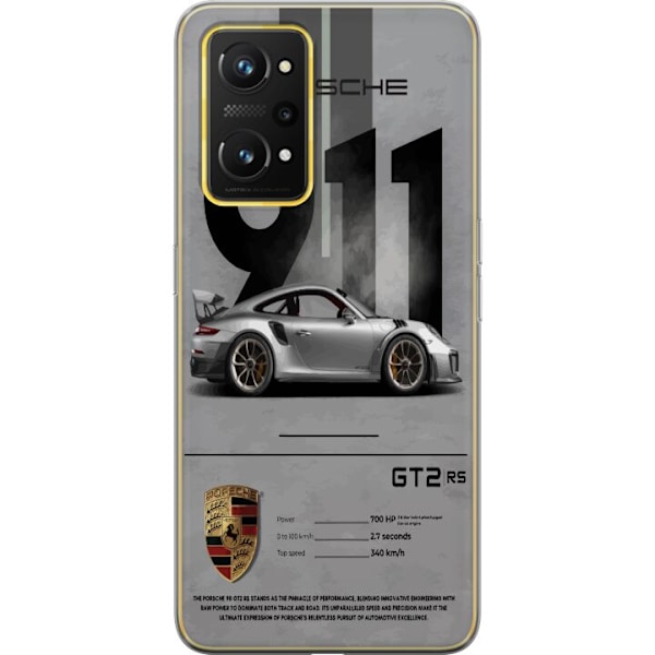 Realme GT Neo 3T Gjennomsiktig deksel Porsche 911