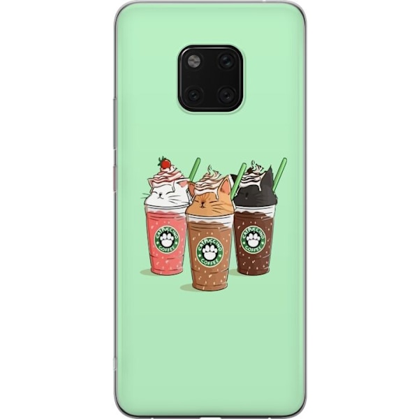 Huawei Mate 20 Pro Gennemsigtig cover Catpuccino