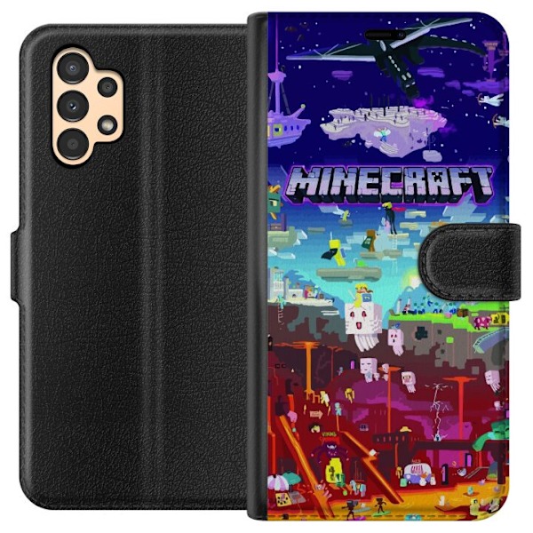 Samsung Galaxy A13 Tegnebogsetui Minecraft