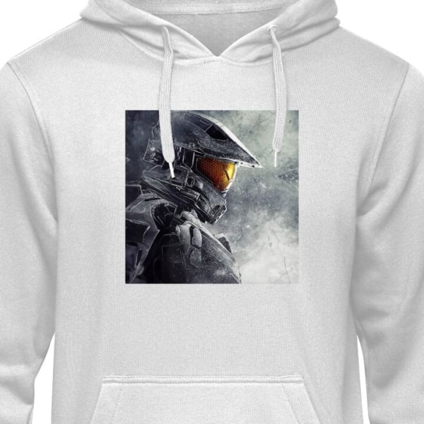 Barn Hoodie Fortnite - Master Chief grå 5-6 År