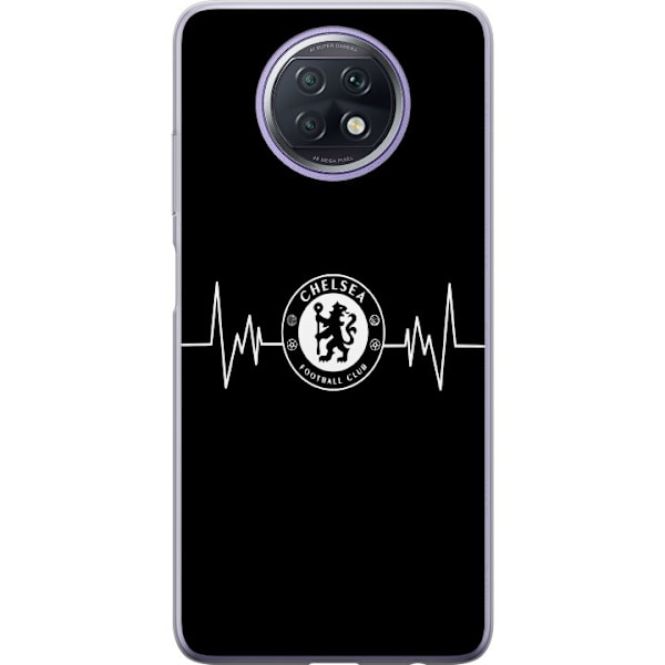 Xiaomi Redmi Note 9T Läpinäkyvä kuori Chelsea F.C.