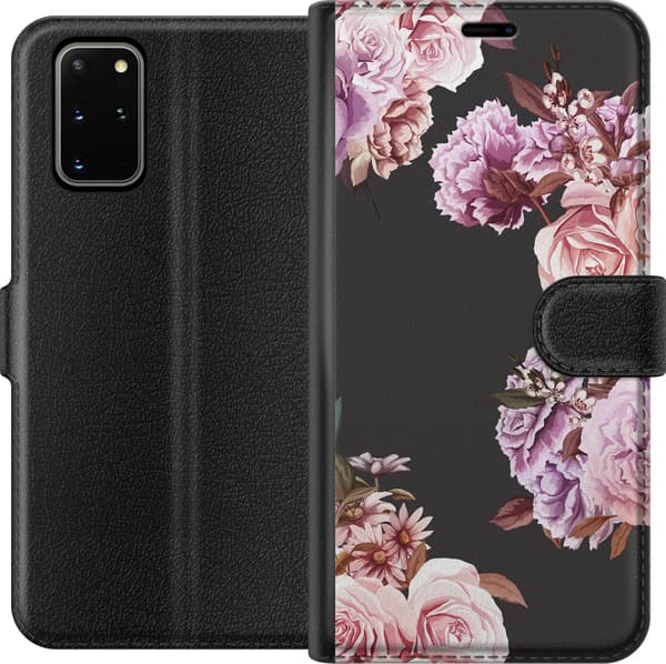 Kompatibel Tegnebogsetui til Samsung Galaxy S20+ Blomster