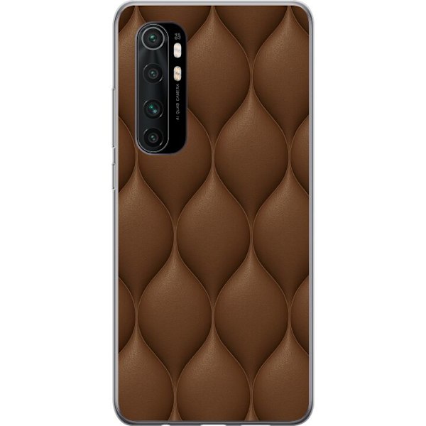 Xiaomi Mi Note 10 Lite Genomskinligt Skal Cocoa Scales
