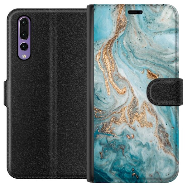 Huawei P20 Pro Lompakkokotelo Taikakivellä