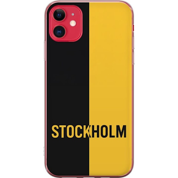 Apple iPhone 11 Genomskinligt Skal Stockholm – fotboll