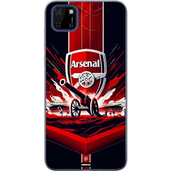 Huawei Y5p Gennemsigtig cover Arsenal