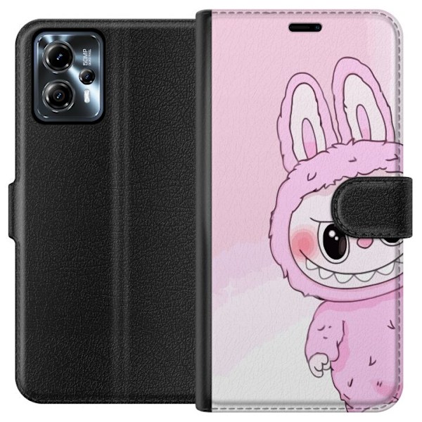 Motorola Moto G13 Tegnebogsetui Labubu Kanin-serien