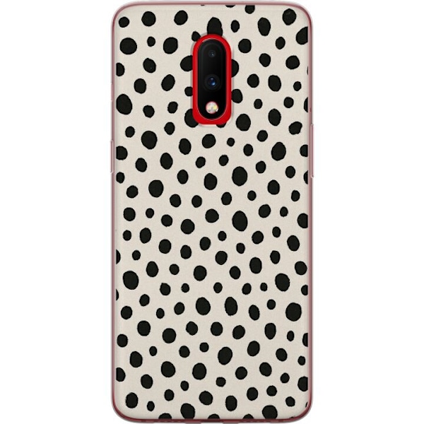 OnePlus 7 Läpinäkyvä kuori Dot Dance