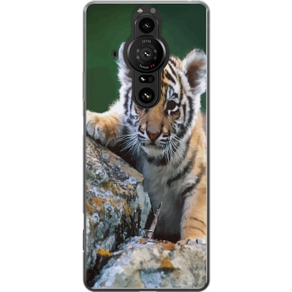 Sony Xperia Pro-I Gjennomsiktig deksel Tiger