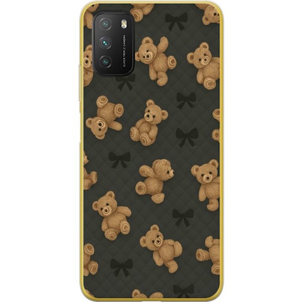 Xiaomi Poco M3  Gjennomsiktig deksel Teddy Klemmer