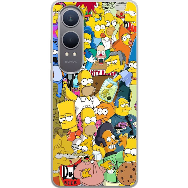 OnePlus Nord CE4 Lite Läpinäkyvä kuori Simpsonit