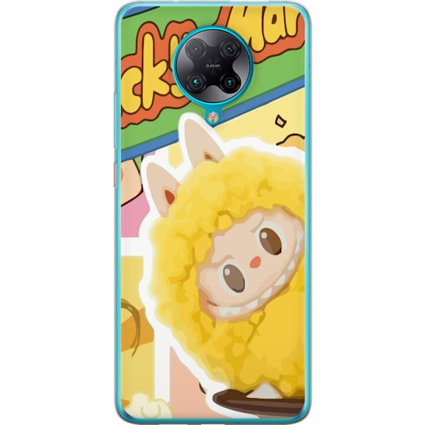 Xiaomi Poco F2 Pro Läpinäkyvä kuori Labubu Wacky Mart Pop Mart -sarjan keräilyfiguuri Söpö Muotoilu Suosittu Teemalelu Sarja Luova Taidelelu